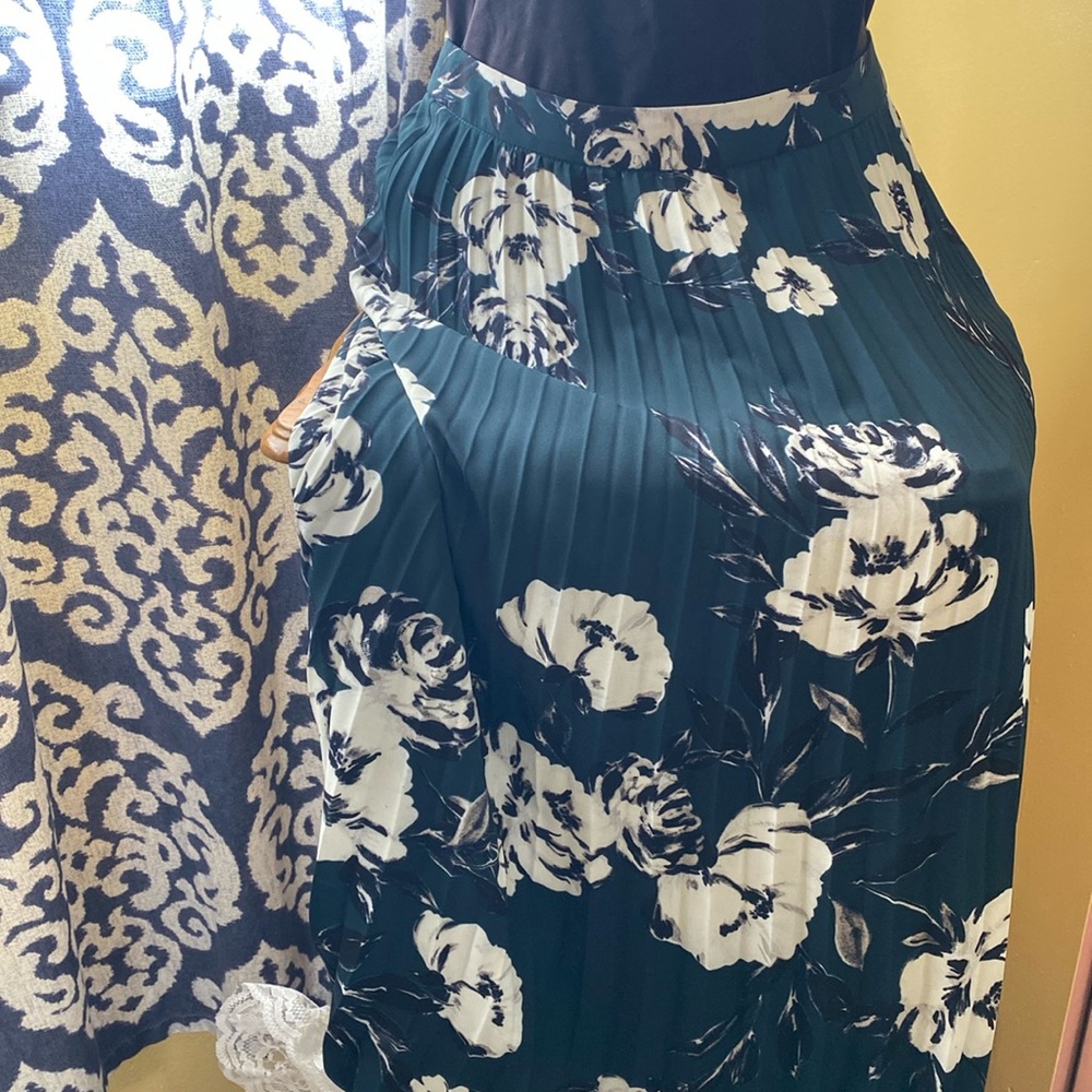 DKNY pleated skirt.